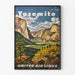 Poster vintage Yosemite United Air Lines