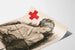 Vintage American Red Cross poster of aid and solidarity